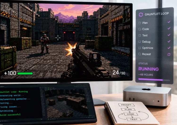 Grok 4.6 Builds a 3D Shooter in 48 Hours