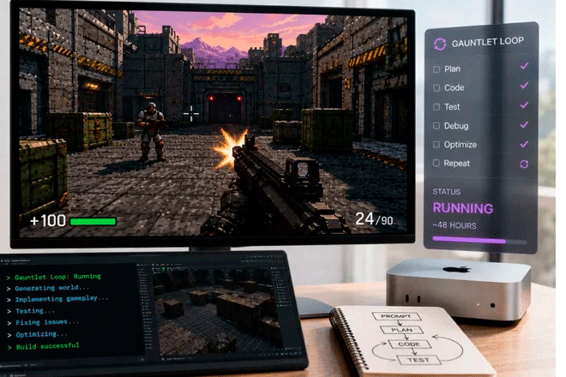 Grok 4.6 Builds a 3D Shooter in 48 Hours