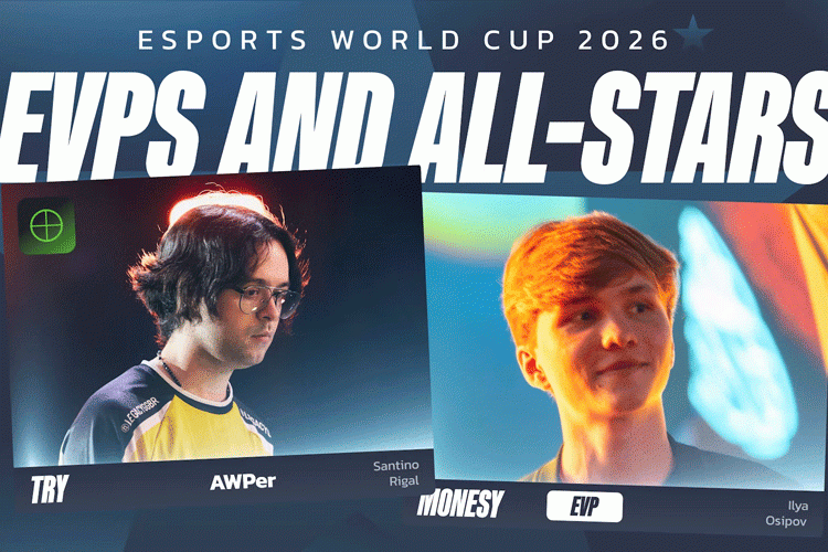 HLTV Names EVPs and All-Star Team of Esports World Cup 2026