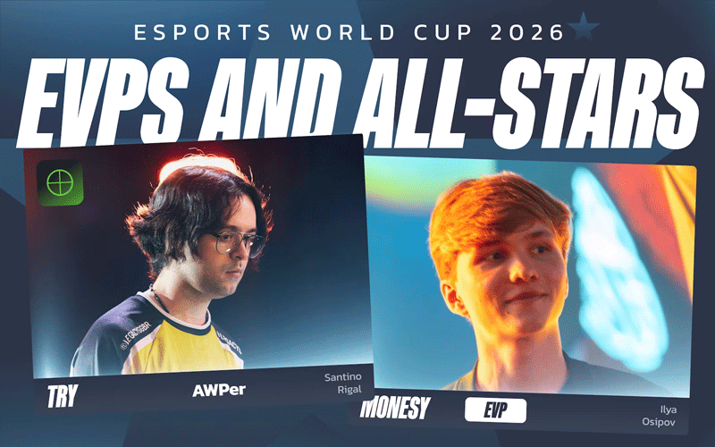HLTV Names EVPs and All-Star Team of Esports World Cup 2026